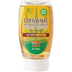 マヤ・ゴールド オーガニック アガベシロップ 360g ［有機JAS］ 1個" 