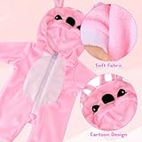 Baby Doll Clothes for 14-18 Inch Baby Doll, Couple Doll Clothes Outfits with 2 Clothes and 2 Socks, Blue Pink Doll Clothes for 35-45 cm New Baby Dolls Girls Birthday - Image 3