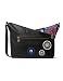 Desigual Accessories Fabric Across Body Bag, Bolsa para Cuerpo Mujer, negro, U