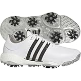 adidas Men's Tour360 22 Golf Shoes, Footwear White/Core Black/Silver Metallic, 12.5