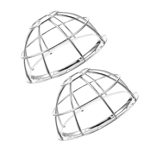 FONDOTIN 2 Pezzi Protezione Antincendio in Metallo per Teste Sprinkler Soffitto Gabbia Heavy-duty Antiurto e Antimanomissione Copertura Sicura Kit