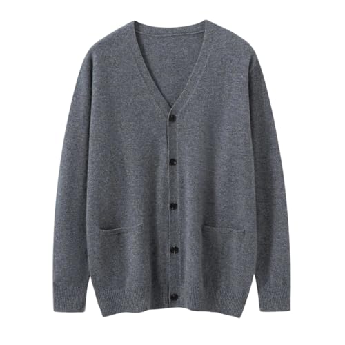 Cardigan mélangé à col en v pour vos journées décontractées d'automne et d'hiver