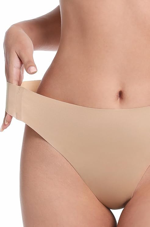 Women's Underwear Seamless Thong T Back Panty Cotton Breathable Panties No Show Liners Workout G-String Thongs Underwear - Image 2