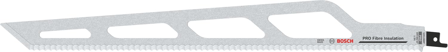 Bosch Professional Hoja de sierra sable S 2013 AWP Precision for Fibre Insulation, para material de aislamiento de fibra, 400 x 45 x 1.5 mm, accesorio de sierra sable