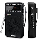 radio transistor analogico ♥Calidad de sonido perfecta: J-166 mini radio de bolsillo, con un altavoz magnético incorporado que reproduce un sonido claro, puede compartir un momento lleno de juegos de béisbol, programas de entrevistas, música clásica y noticias con sus amigos. Mientras tanto, la música de uno a menudo va directo a tu corazón. Así que es genial disfrutar de su música favorita en su propio mundo conectando sus auriculares al conector de 3,5 mm de la radio bolsillo.