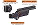 Gotical Side Saddle Shell Holder, 6-PC 12- GA, Universal Short/Long/Extended Pump Action, for Mossberg/Maverick 88 Series