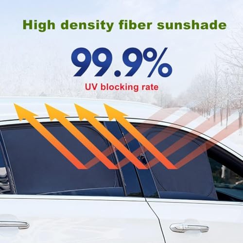 Pare-brise-soleil Tesla Model S AmNooL protection avant arrière 6 sides - 7