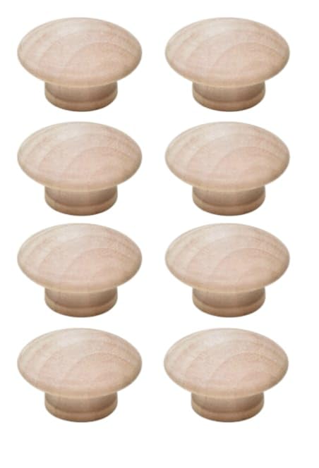Woodco Handicrafts [ Wooden Drawer Knob, Cabinet Knob, Wardrobe Door Knob, Cupboard Drawer Knob,Pull Knob (Natural Finish)- Pack of 8 Pcs (B0C8Z6TQDL) Amazon Price History, Amazon Price Tracker