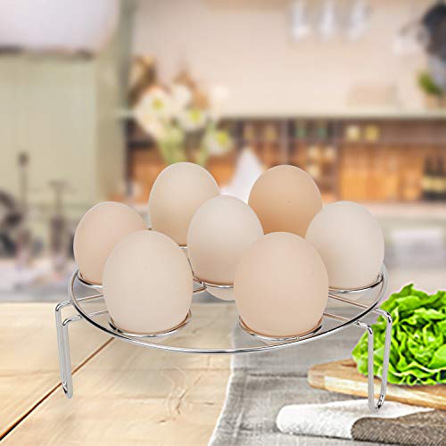 3 Quart Accessories for Instant Pot, Including Springform Pan, Steamer Basket, Tempered Glass Lid, Silicone Sealing Rings, Egg Steamer Rack, Egg Bites Molds, and More - Image 7