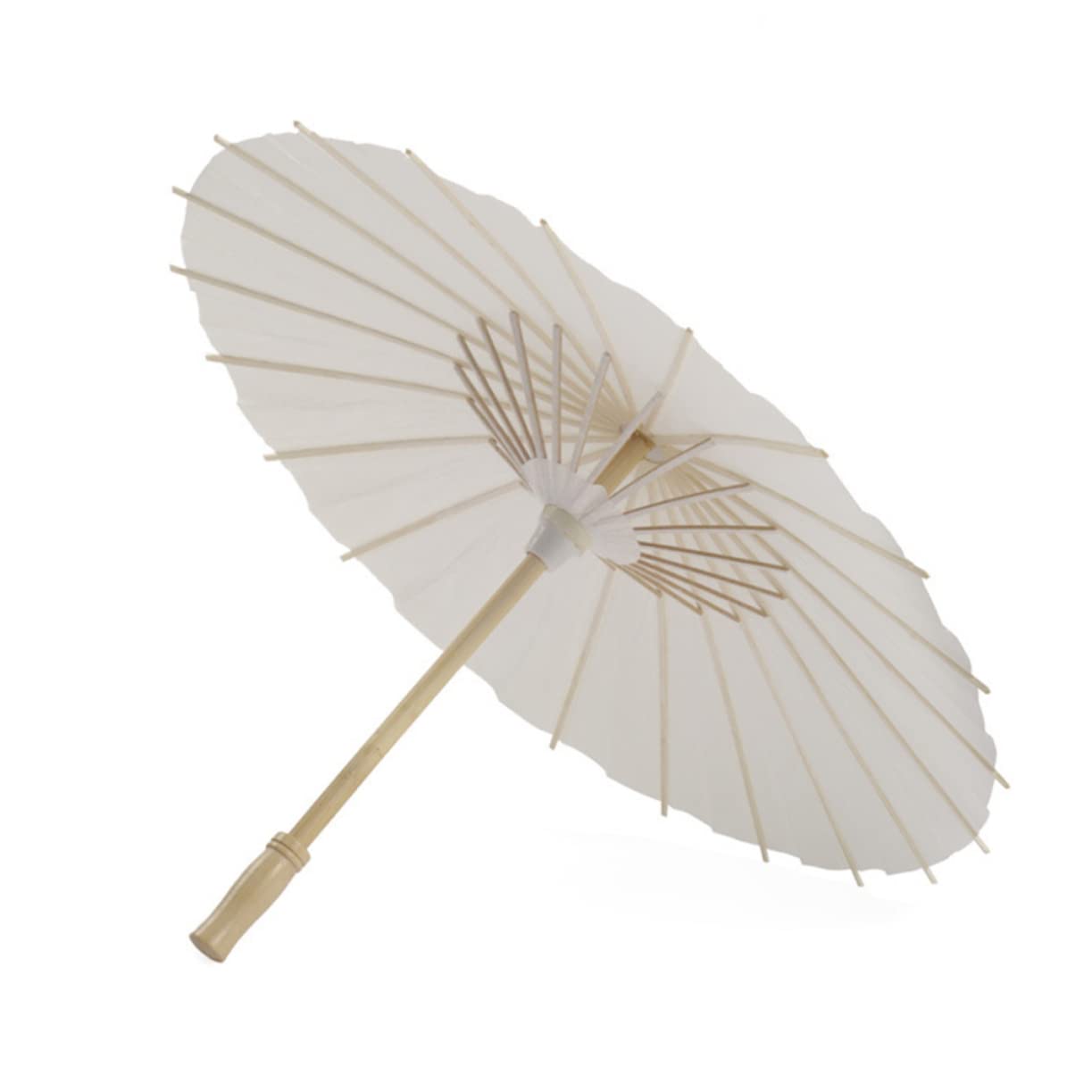 SHERCHPRY 12 Pezzi Ombrellini Parasole Di Carta Bianco Per Decorazioni Matrimonio Feste Casuali E Diy Ombrelli Cerimonia Accessori Artigianali