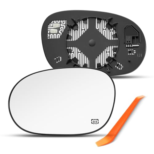 Compatible with 2008-2023 Dodge Challenger, Dodge Charger Driver Side Mirror, Left Side Mirrors with Backing Plate, Power Heated