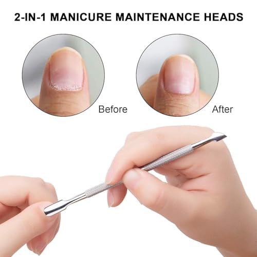 3pcs Ingrown Toe Nail Remover with Storage Case Stainless Steel Double Ended Ingrown Toenail Tools Callus Remover at-Home — view 5