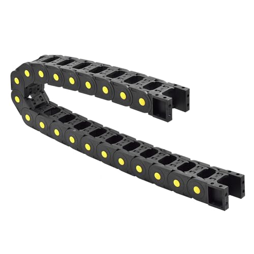 Chaîne de traînée R55 30x38 de 1m type ouvert pour câble de toupie CNC et guidage de machine industrielle