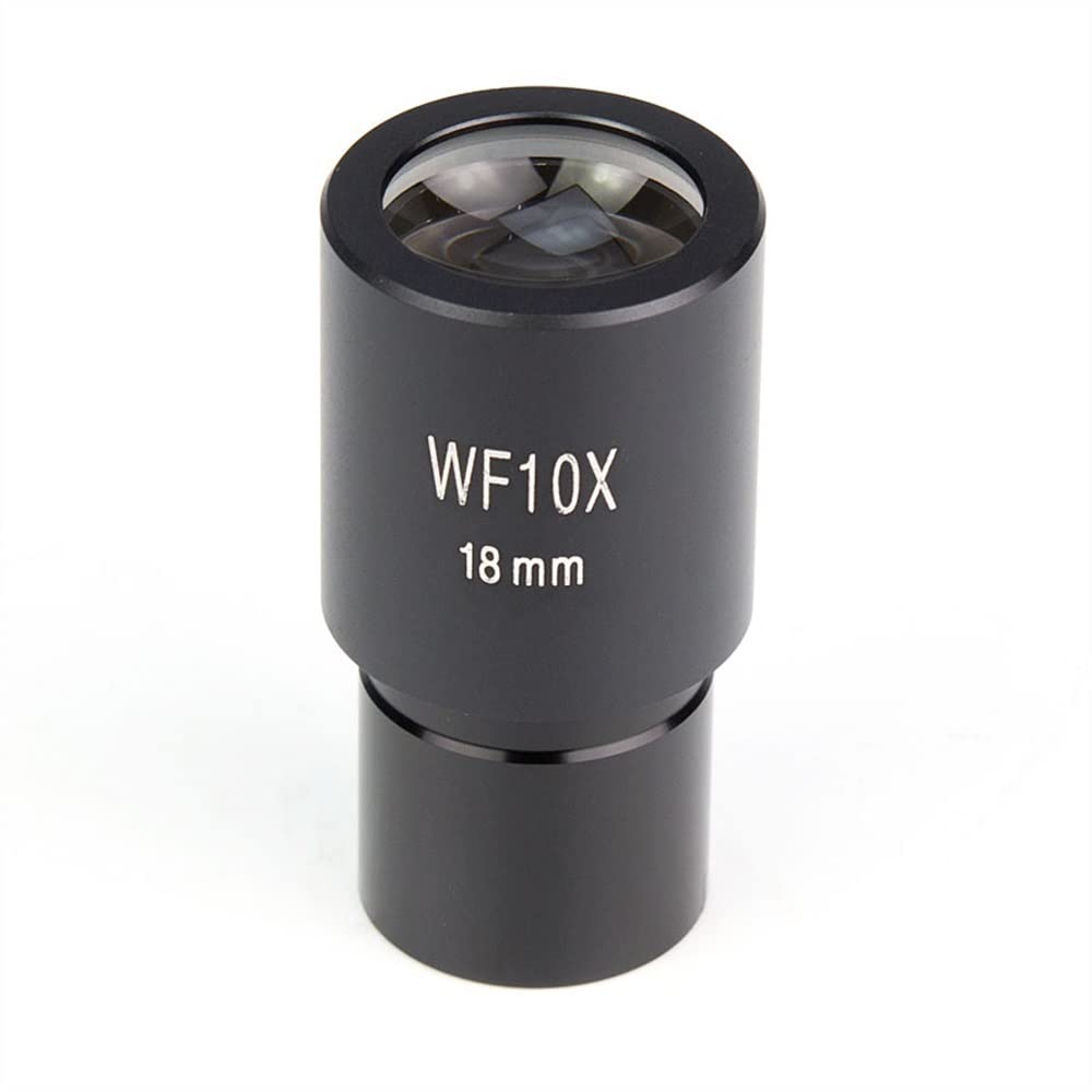 Kit di accessori per microscopio, 1 pezzo, WF10X, oculare grandangolare, dimensioni di montaggio 23,2 mm, microscopio biologico, oculare, lente ottica, vetrini per microscopio