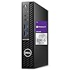 Dell OptiPlex 3000 Series 3080 – Escritorio con factor de forma micro, Intel Core i5-10500T, 16GB RAM, 256GB PCIe SSD, Wi-Fi 5, Bluetooth, KB y mouse con cable, HDMI, DP, RJ45, antena, Windows 11 Pro, negro (renovado)