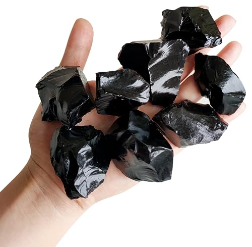 1 lb Rough Crystals Bulk Raw Black...