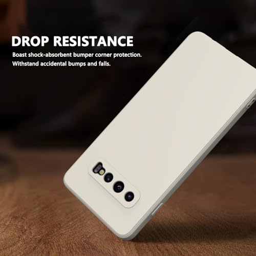 Image of for Samsung Galaxy S10 Plus Case White, Scratch Resistant with Soft Touch, Slim Thin Phone Cover for Samsung Galaxy S10 Plus