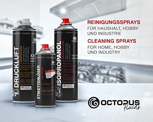 OCTOPUS Isopropanol Spray, IPA Reinigungsalkohol in praktischer Sprühdose - 500 ml – Ansicht 5