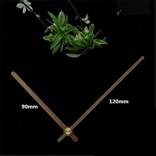Clock Parts & Accessories 100sets DIY Solid Wood Clock Hands Creative Hanging Clock Pointers Repair Tool Accessories Quarz Wall Clock Hands Home Decor - (Color: Metal-E)