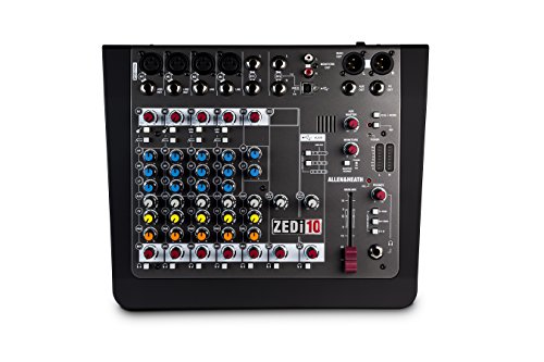Allen & Heath Zedi-10 - Compact Hybrid Audio Mixer/4X4 Usb Interface (Ah-Zedi-10) #TOP3