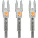 Nockturnal-G Lighted Nocks for Arrows with .165 Inside Diameter Including Various Victory, Easton and G-Uni Brands, 3-Pack