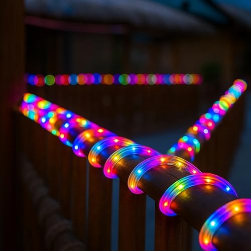 Image of V.E.S.P.A SMD LED Strip Lights Waterproof Lighting for Home Wall Decor & Interior Decoration | Perfect for Diwali Lighting | | Wedding | Events | Strip Lights | (Multi, 34 Meter)