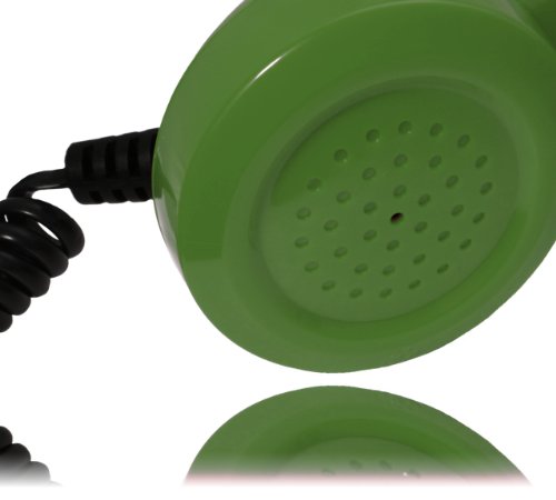 Image of Opis 60s Micro - Retro Mobile Phone handset for Android Smartphones, Tablets, notebooks and Mobile Phones in The Shape of a Classic Telephone Receiver (Green)