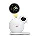 iBaby M7 Video Baby Monitor with Moon and Star Light Show, White