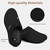 V.Step Orthopedic Slippers with Arch Support for Women Men, Orthotic House Slippers for Plantar Fasciitis, Comfortable Slip On Clogs Indoor Outdoor House Shoes with Anti-Skid Rubber Black M9/W10 #2