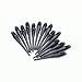 ROOBEEO 2BA Thread Plastic Tip Dart Points 500 Pack Soft Dart Tips Replacement Plastic Dart Tips with Case Dart Accessories Black