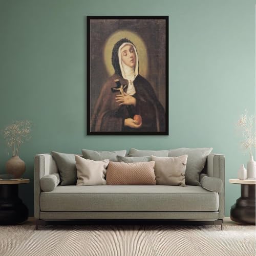 Impression sur toile portrait Veronica Giuliani pour salon moderne - 5