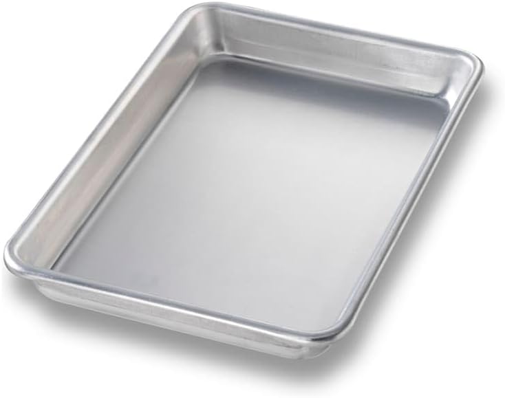 Chicago Metallic 41800 Plain Aluminum 1/8-Size Sheet Pan - 12 / CS