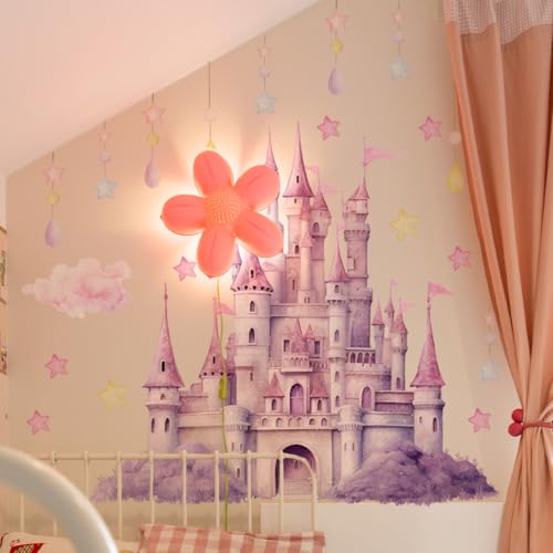 Vinilos Decorativos Castillo Princesa Estrellas Dulces miniatura 3