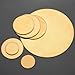 HAOTAISH Brass Round Plate is Used for DIY Handicraft Industrial Milling Lathe Processing, Thickness 5mm,5×25mm