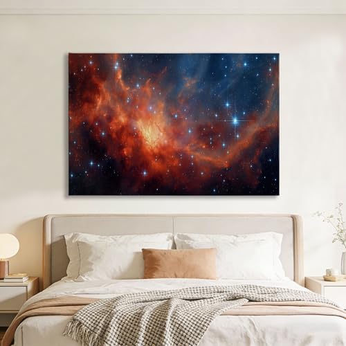 Impression sur toile cosmos haut de gamme de 140x70 cm sur châssis - 4