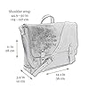 Time Resistance Sacoche en cuir pour ordinateur portable Sac à bandoulière en cuir pleine fleur pour hommes et femmes (cognac) #5
