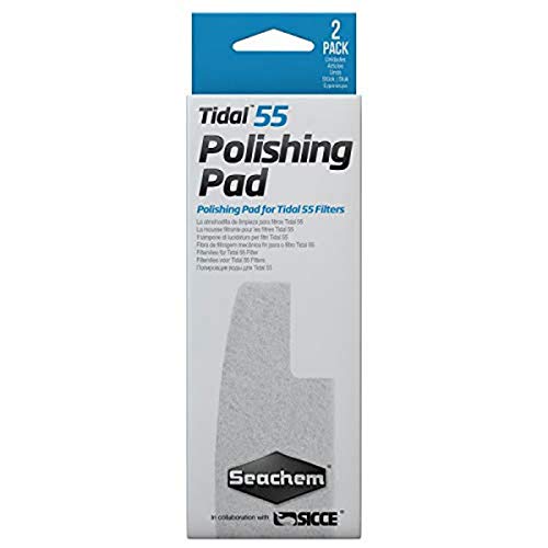 Image of Seachem Tidal 55 Polishing Pads (2 Pack),white