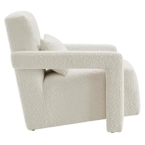 Sillón Plegable Marfil con Tela Bouclé miniatura 5