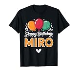 buon compleanno dicendo miro maglietta
