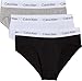 Calvin Klein Uomo Slip Hipster Confezione da 3 Intimo, Multicolore (Black/White/Grey Heather), L