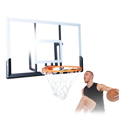 Tabela de Basquete Adulto com Suporte de Parede 110 x 75cm
