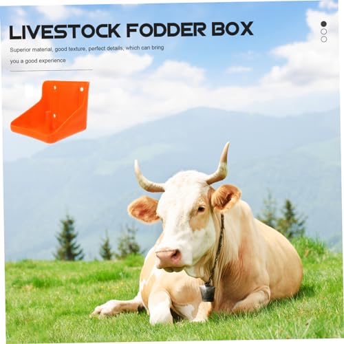 DOITOOL Caixa De Tijolo Para Lamber Gado E Ovelha 2 Peças Tigela De Comida Para Ovelhas Suporte De B