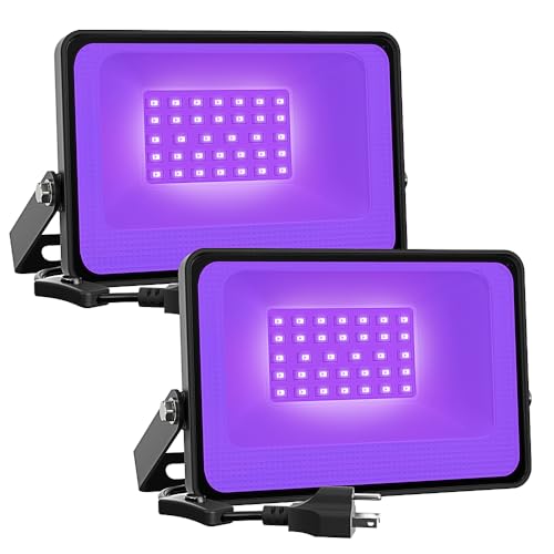 Onforu 2 Pack 38W LED Black Lights, Blacklight...
