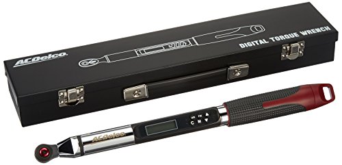 Acdelco Arm325-2I 1/4” (2.22 To 22.12 Ft-Lbs.) Heavy Duty Interchangeable Digital Torque Wrench With Buzzer And Led Flash Notification – Iso 6789 Standards With Certificate Of Calibration #TOP21
