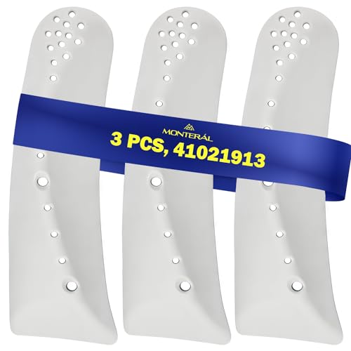 3 Piezas Aleta de Tambor de Lavadora con Código Original 41021913 para Candy para Hoover - Garantía de 10 Años - MONTERAL