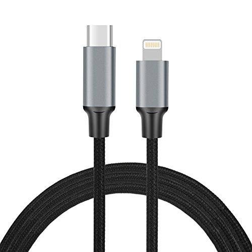 USB C to Lightning Cable【6ft -1.8m】 Power Delivery (PD) Type C to Lightning Charing Cord Sync & Data Compatible iPhone X/ 8/8 Plus.