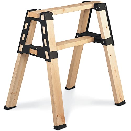 2x4basics 90196MI Custom Pro Brackets Sawhorse, 2 Pack , Black #1