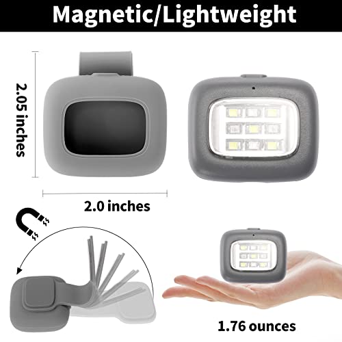 AIOLEKUP Running Lights for Runners,Dog Mini Flashlights for Night Walking,5 Modes LED Running Accessories,Safety Light Hiking Camping Gear for Jogging,Biking(2 Pack) - image 3
