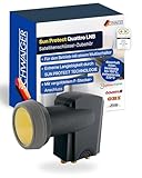 SCHWAIGER Quattro LNB digital Sun Protect I Low Noise Blockconverter für...