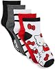 Calcetines Cortos de Hello Kitty para Mujer, Paquete de 5 4